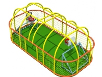 Indoor Kids Soccerball Basketable Combined Area Design 